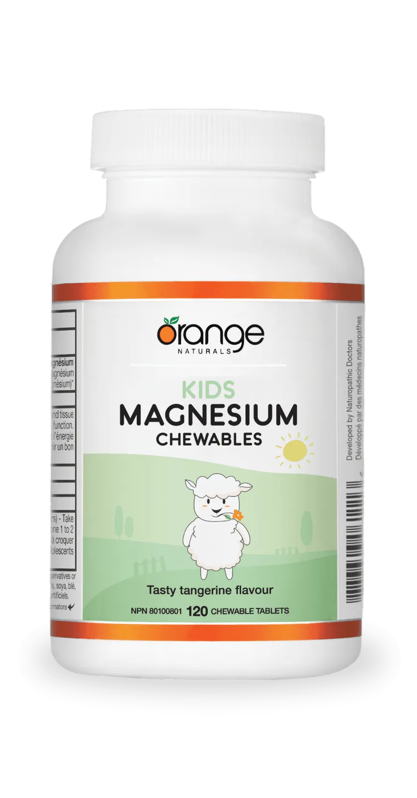Kids Magnesium Chewables – Tangerine