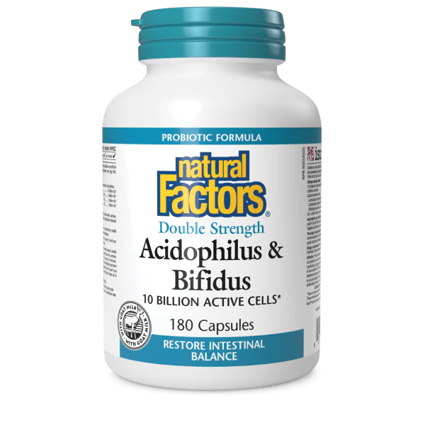 Acidophilus & Bifidus Double Strength 10 Billion Active Cells