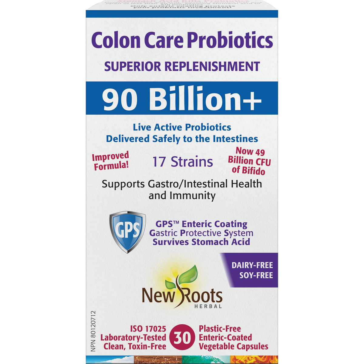 Colon Care Probiotics 90 Billion+