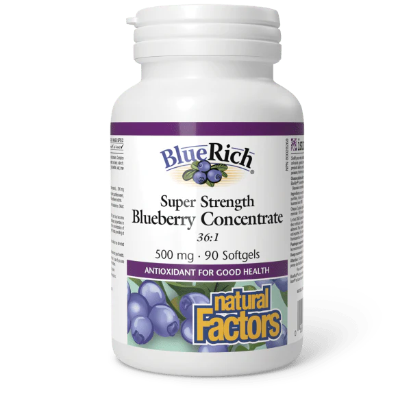 BlueRich Super Strength Blueberry Concentrate 500 mg