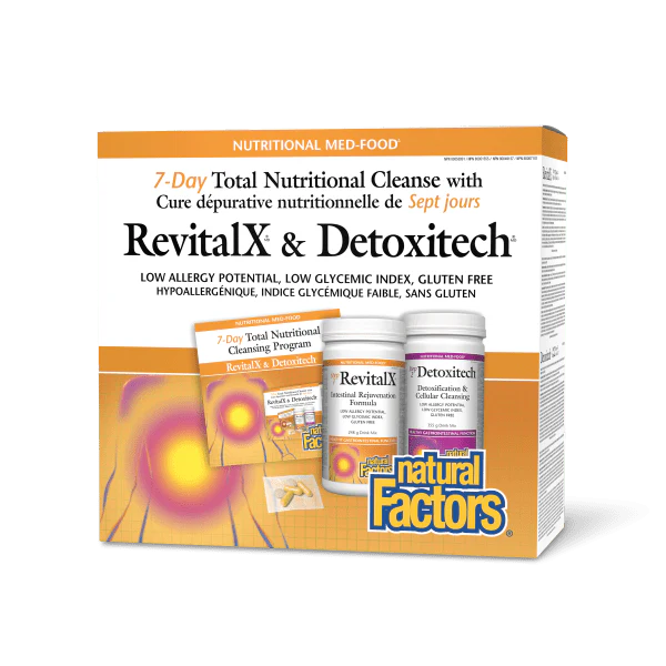 RevitalX ® & Detoxitech® Seven Day Total Nutritional Cleansing Program