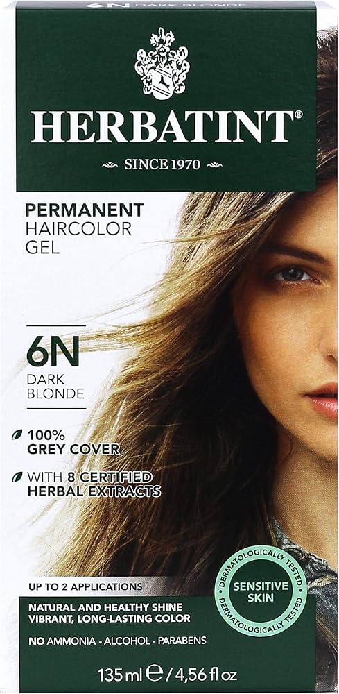 Permanent Hair Color Gel 6N Dark Blonde