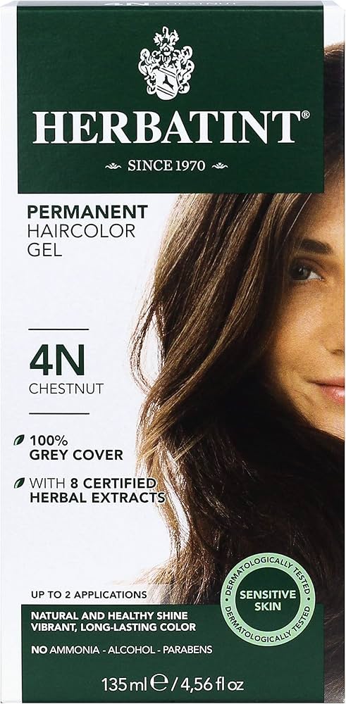 Permanent Hair Color Gel 4N Chestnut