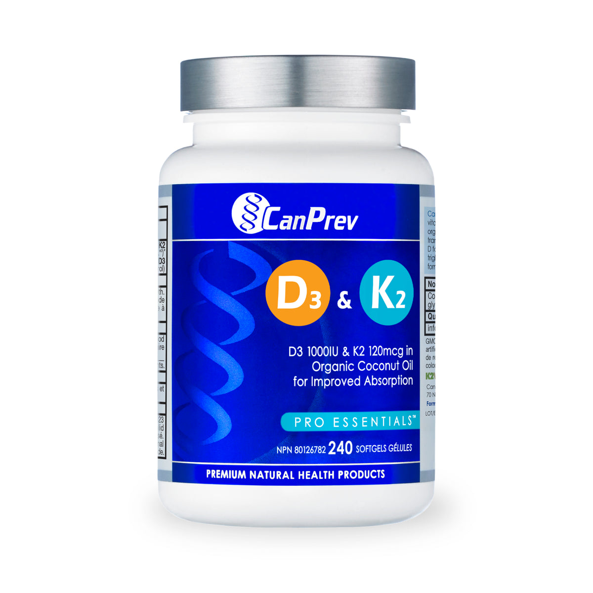 D3 & K2 – Organic Coconut Oil