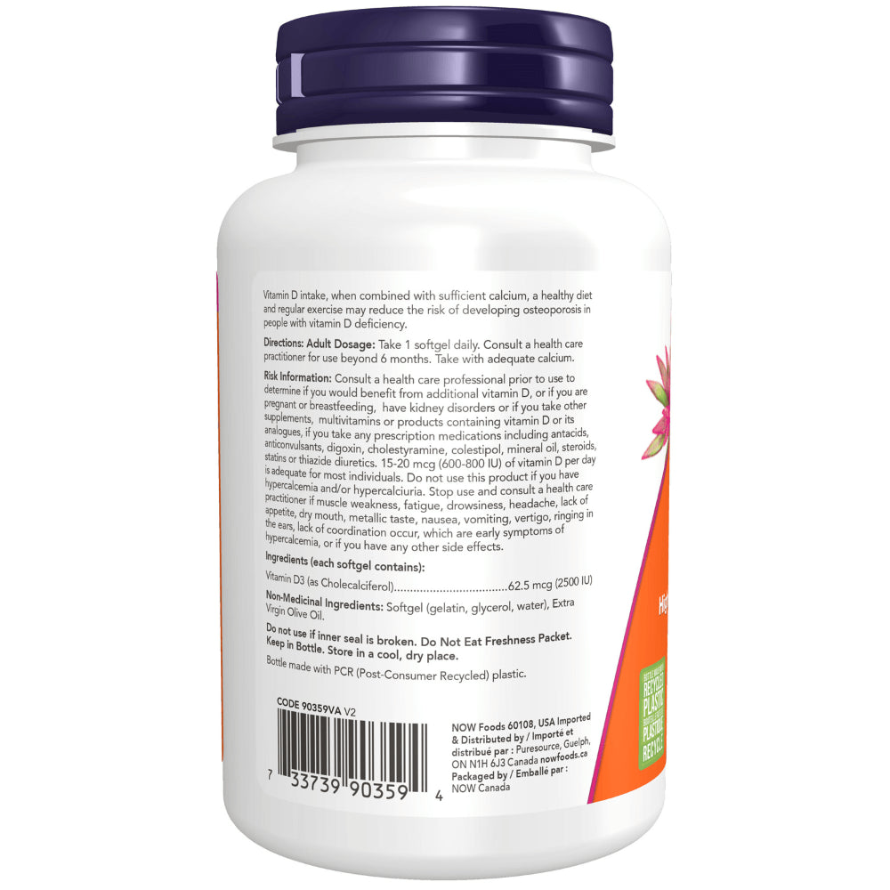 Vitamin D3 2500 IU Softgels