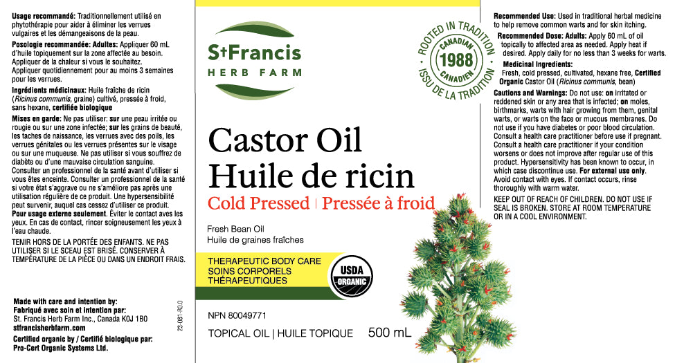 Organic Castor Oil