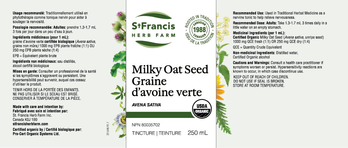 Milky Oat Seed Tincture