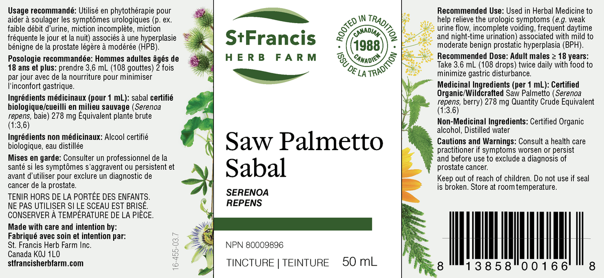 Saw Palmetto Tincture