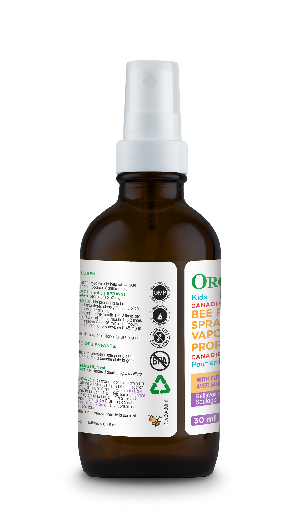 Kids Canadian Bee Propolis Spray with Elderberry