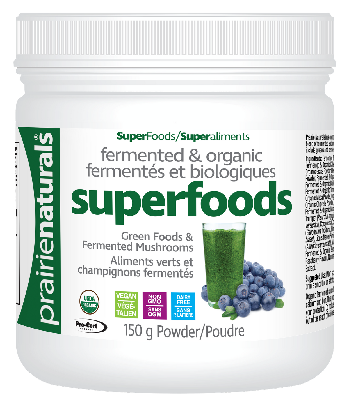 Fermented & Organic SuperFoods Powder