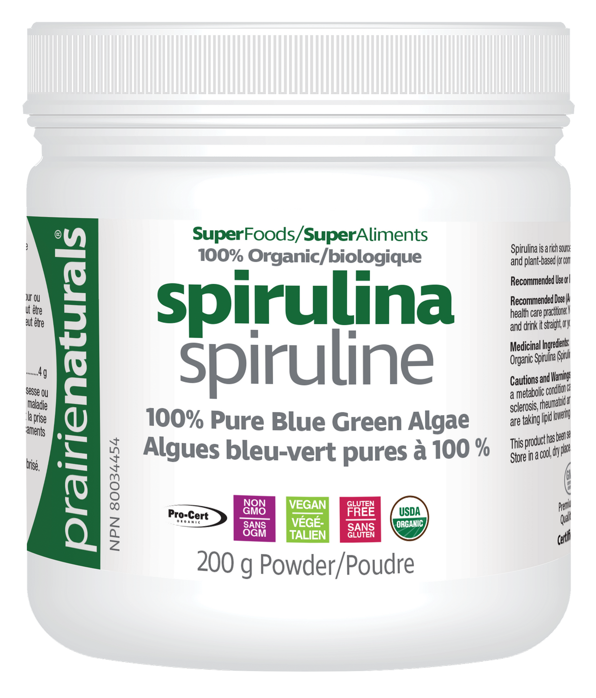 Organic Spirulina Powder