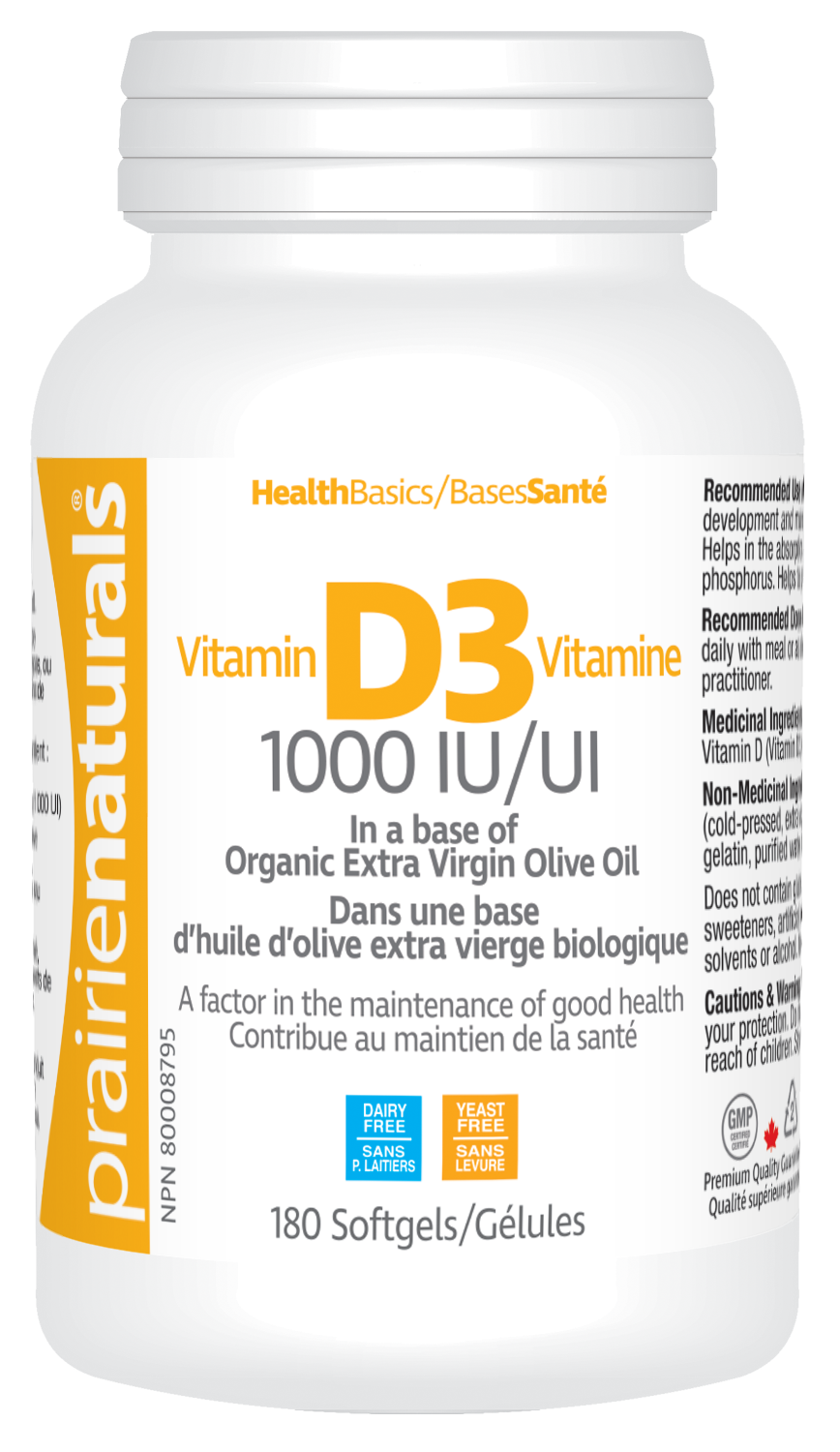 Vitamin D3 1000 IU softgels