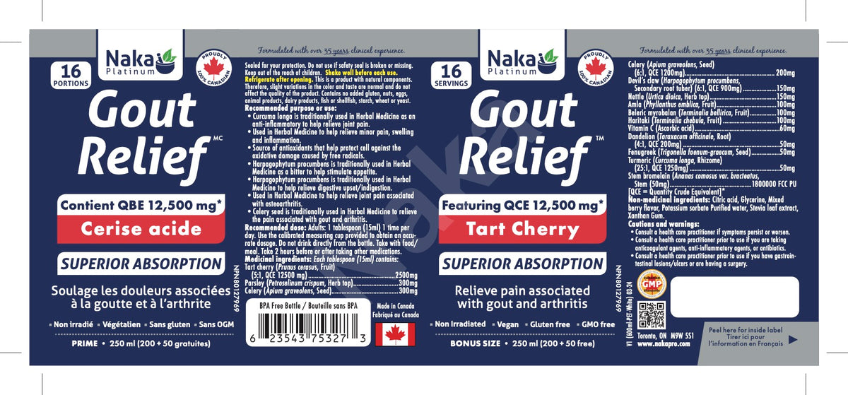Naka Gout Relief (250ml)