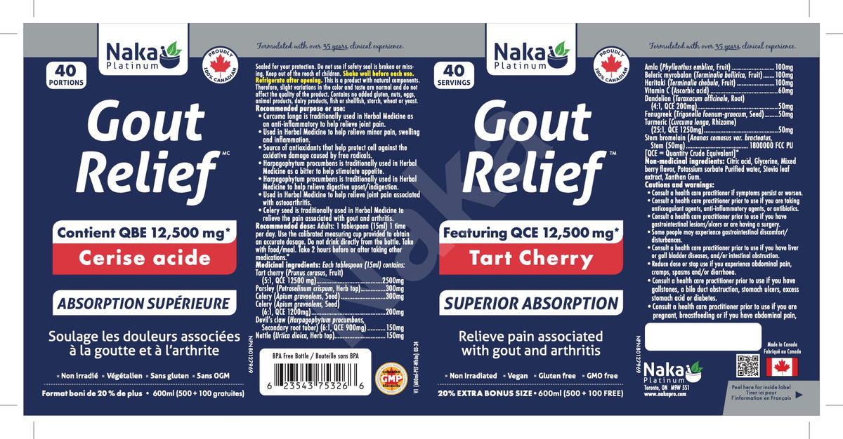 Naka Gout Relief (600ml)