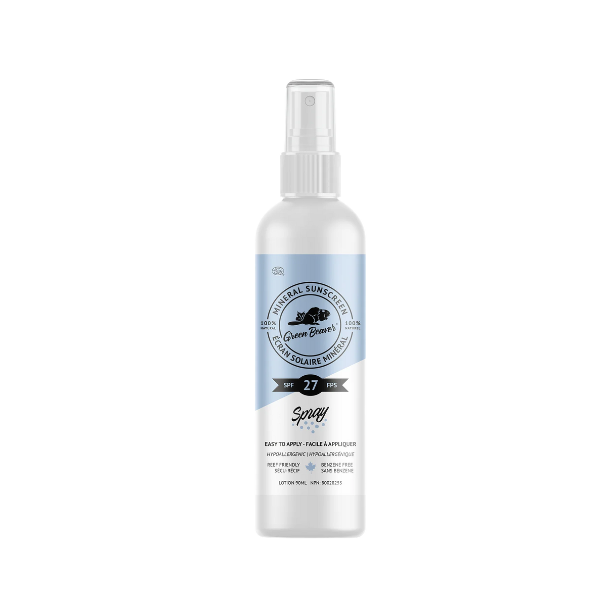 Mineral Sunscreen - SPF 27 Spray