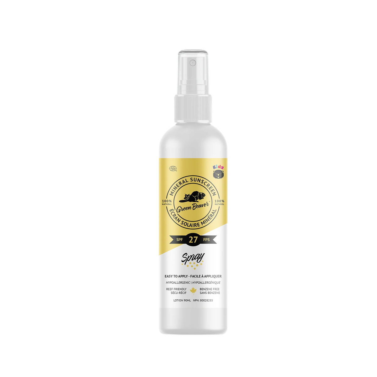 Mineral Sunscreen - SPF 27 Spray KIDZ
