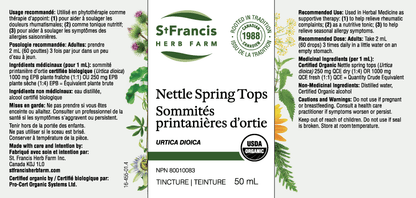 Nettle Spring Tops Tincture