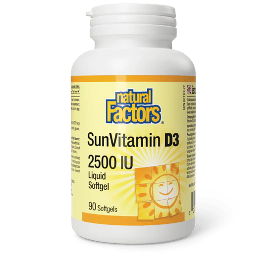 SunVitamin D3 Softgels 2500 IU