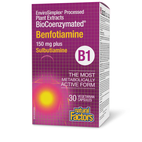 BioCoenzymated Benfotiamine B1 plus Sulbutiamine