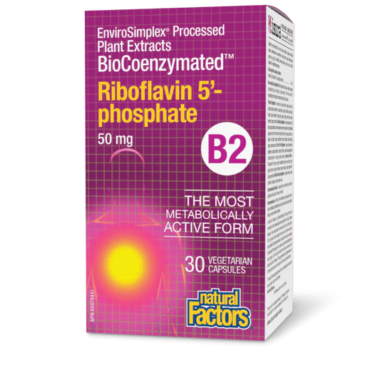 BioCoenzymated Riboflavin 5’-phosphate B2 50 mg