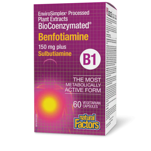 BioCoenzymated Benfotiamine B1 plus Sulbutiamine