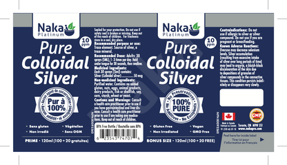 Naka Colloidal Silver Spray (120ml)
