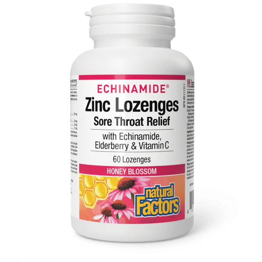 Honey Blossom Zinc Lozenges (with Echinamide®, Elderberry & Vitamin C)