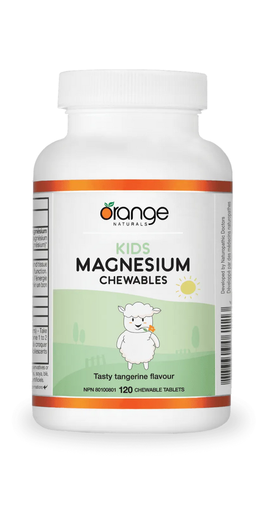 Kids Magnesium Chewables – Tangerine