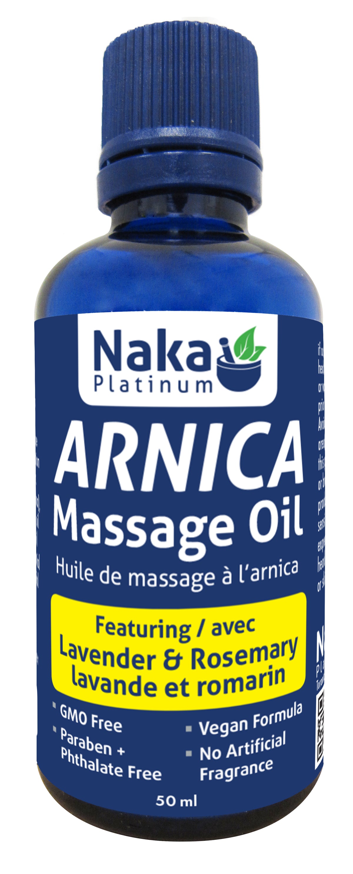 Naka Platinum Arnica Massage Oil (50ml)