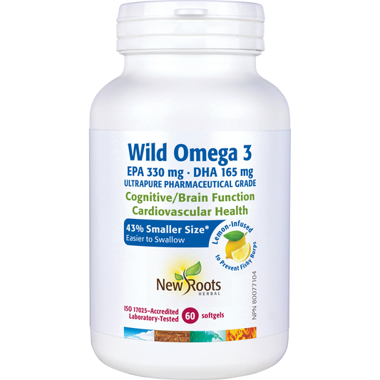 Wild Omega 3 Softgels - Lemon Flavour