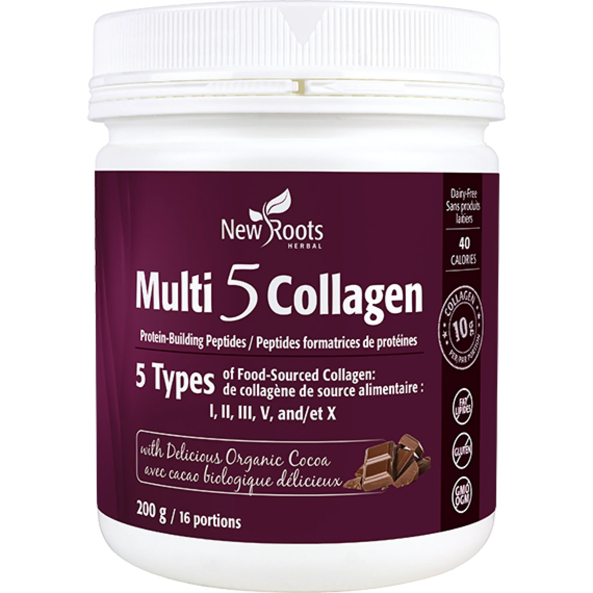 Multi 5 Collagen with Delicious Organic Cocoa