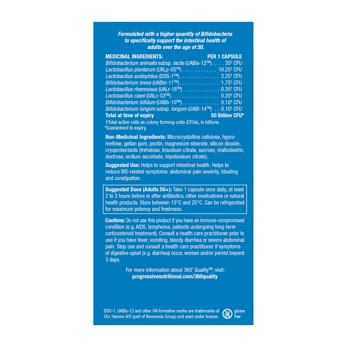 Perfect Probiotic Adults 50+ 50 Billion