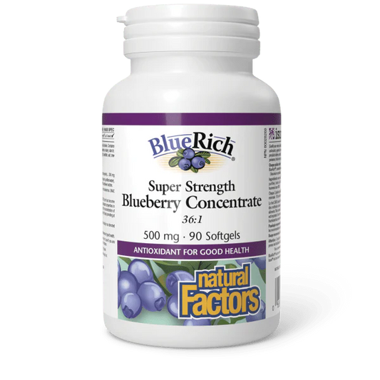 BlueRich Super Strength Blueberry Concentrate 500 mg