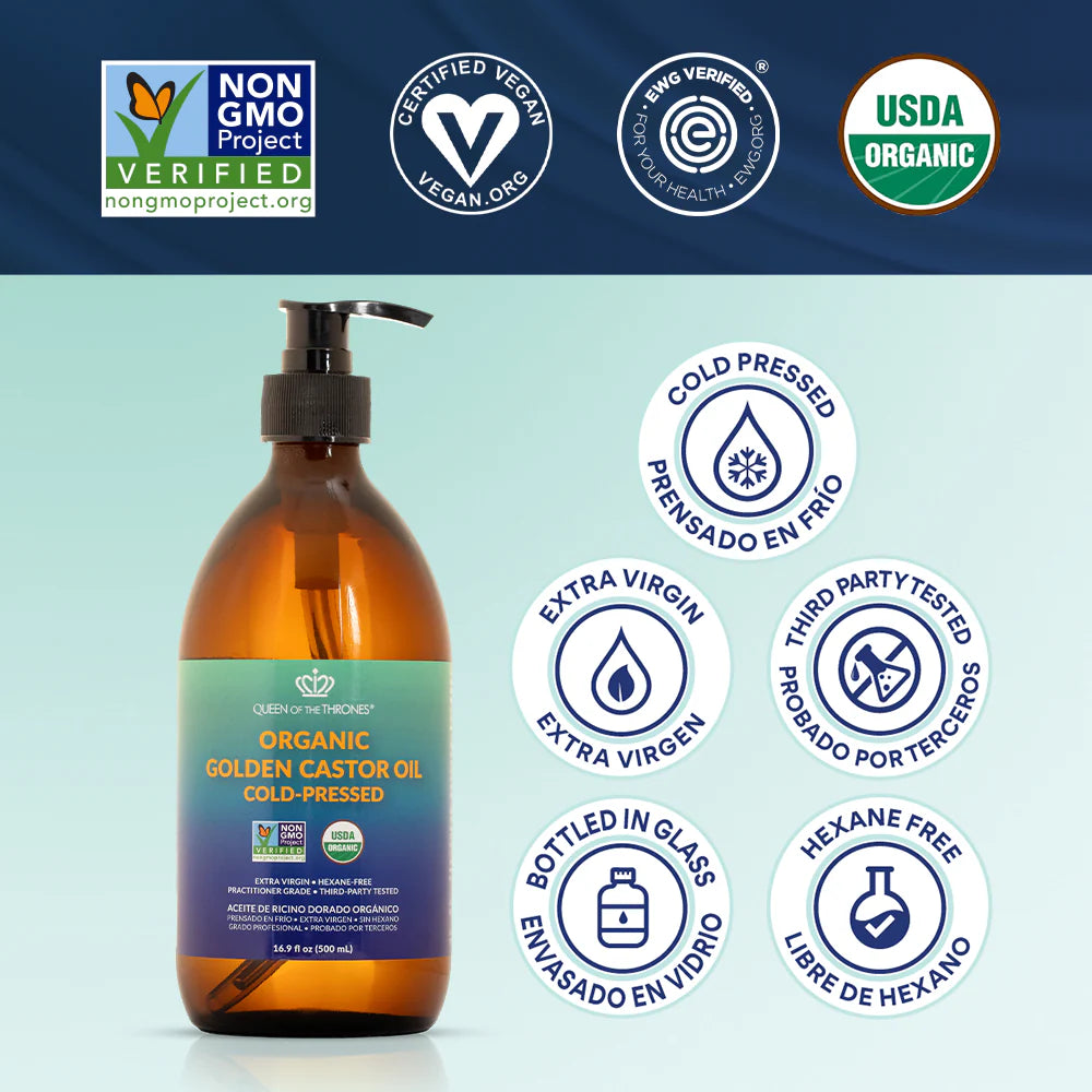 Organic Golden Castor Oil