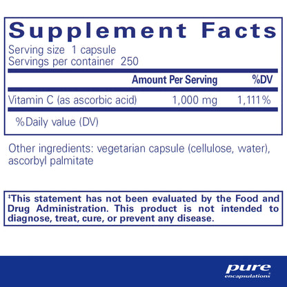 Ascorbic Acid capsules