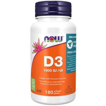 Vitamin D-3 1,000 IU Softgels