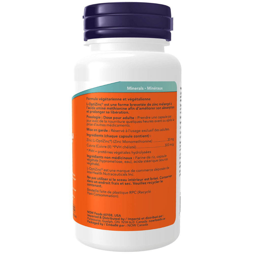 L-OptiZinc® Monomethionine capsules