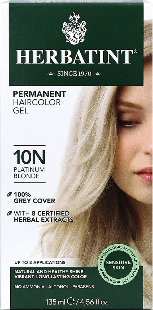 Permanent Hair Color Gel 10N Platinum Blonde