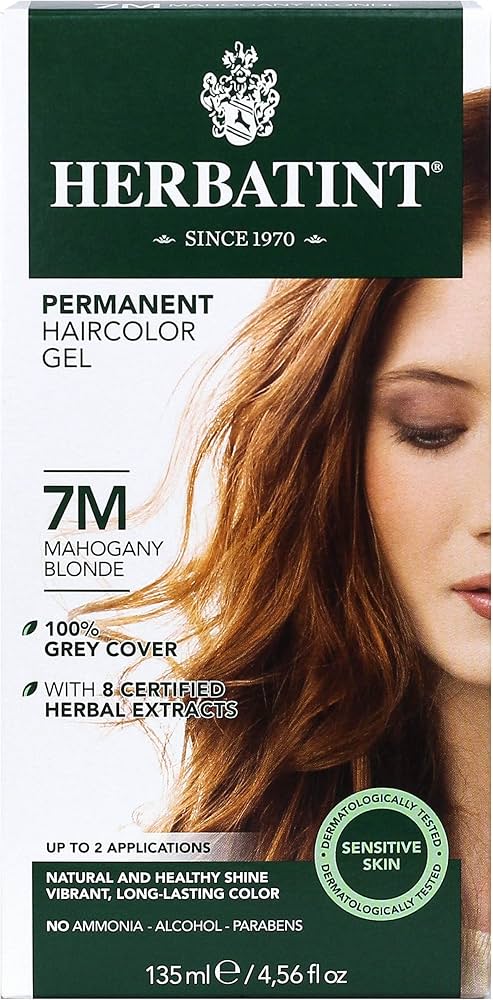 Permanent Hair Color Gel 7M Mahogany Blonde