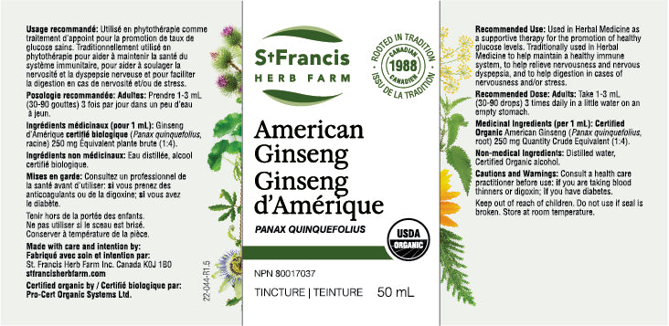 American Ginseng Tincture