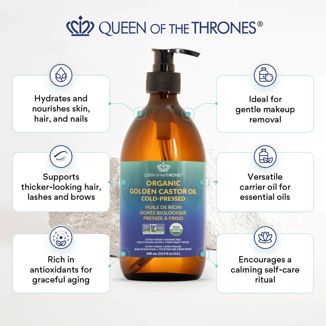 Organic Golden Castor Oil