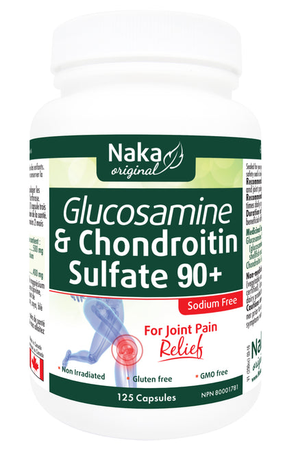 Naka Glucosamine and Chondrotin Sulfate (125 capsules)
