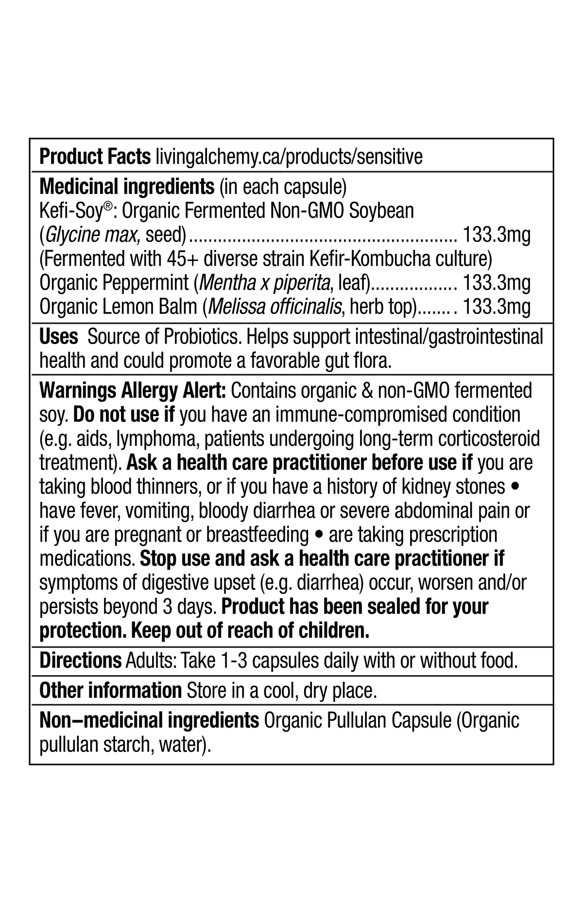 Your Flora® Probiotic Sensitive