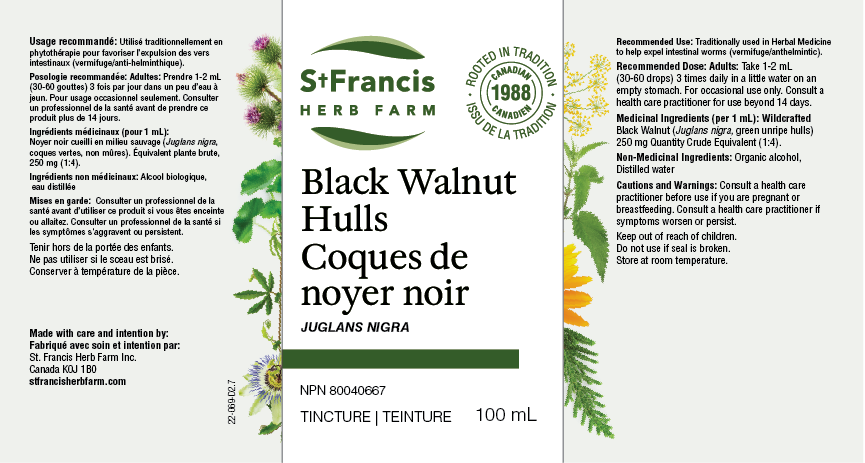 Black Walnut Hulls Tincture