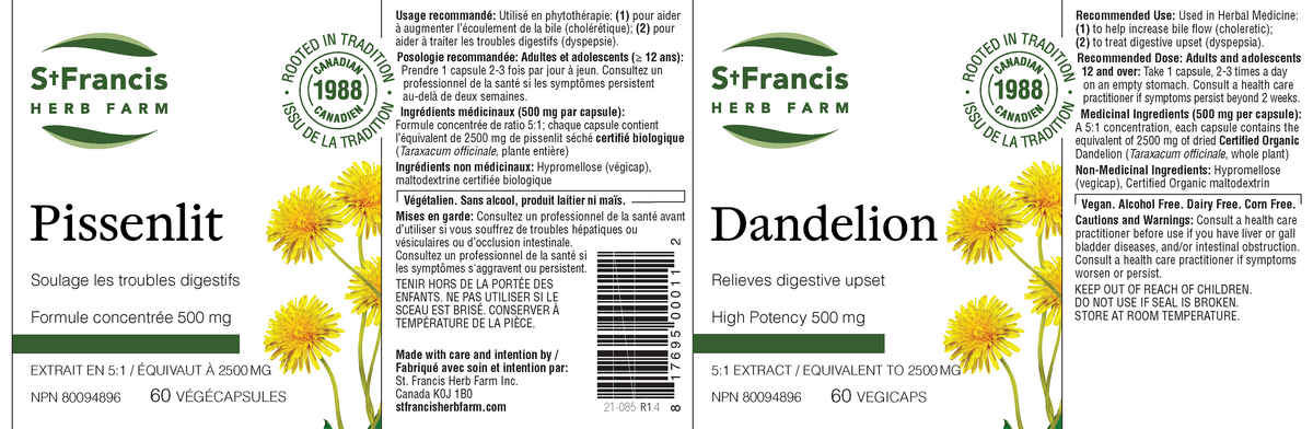 Dandelion Capsules