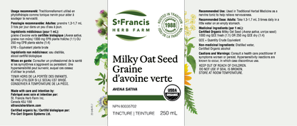 Milky Oat Seed Tincture