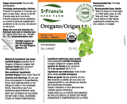 Oregano Oil 1:1