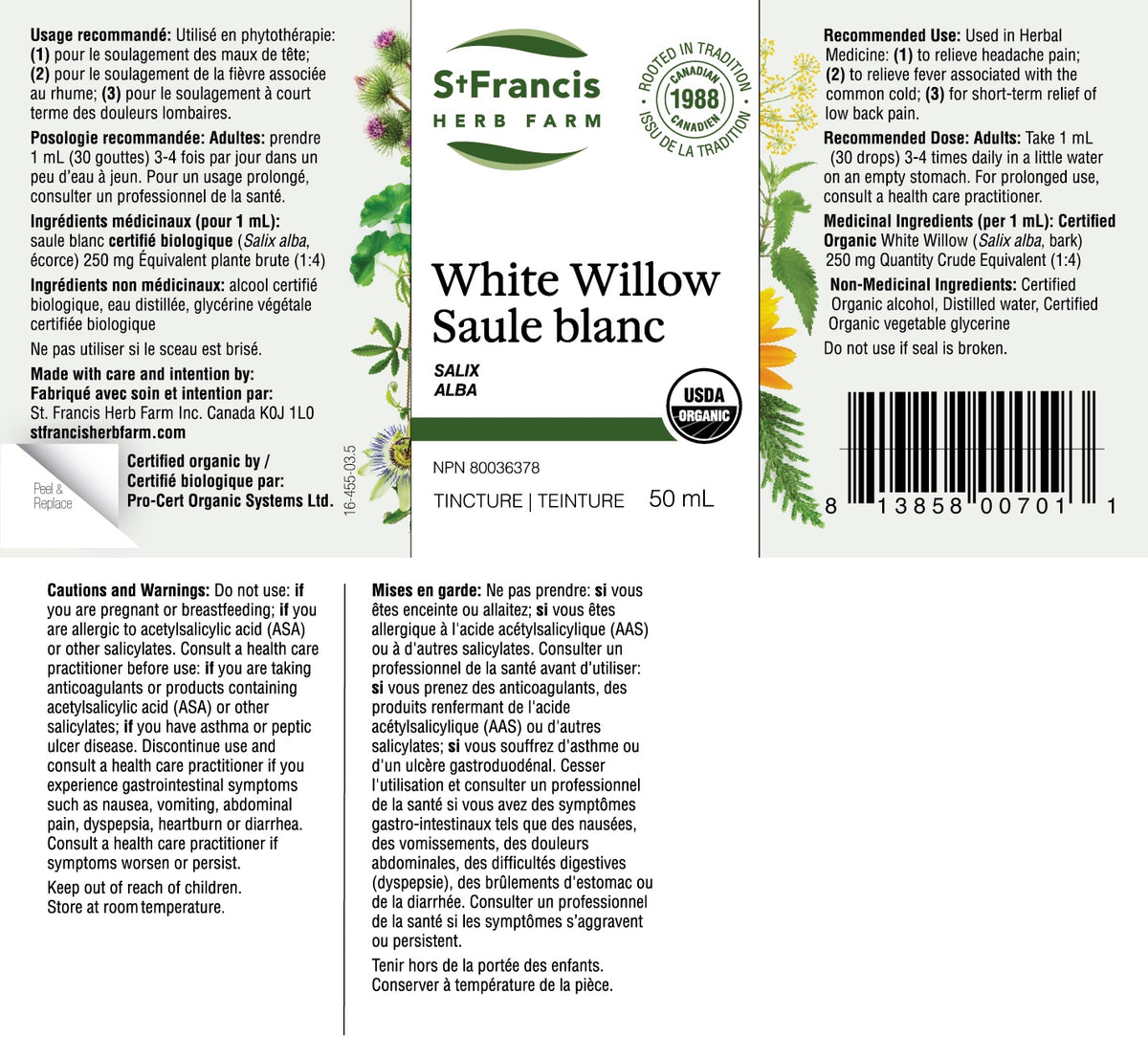 White Willow Tincture