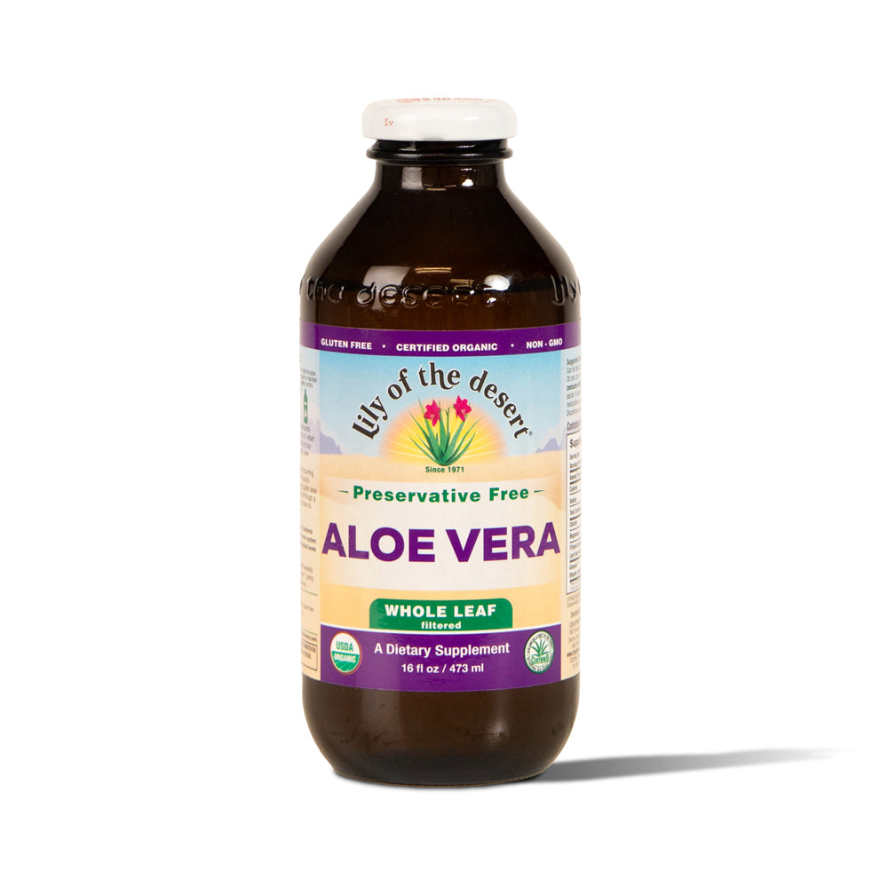 Preservative Free Whole Leaf Aloe Vera Juice