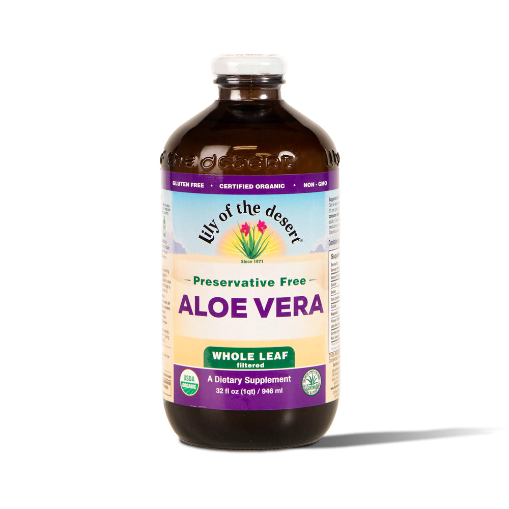 Preservative Free Whole Leaf Aloe Vera Juice
